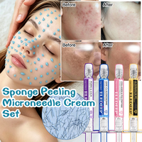 Kit Bio-Micr de Espículas de Esponja No Invasivas R, Regeneración de Colágeno, Extracto de Algas Biológicas Naturales, Uso en Salón y en Casa, Cuidado de la Piel Coreano