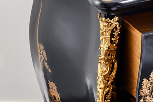 Directo de fábrica propio diseño personalizado pintado desparafinado consola gabinetes de mesa almacenamiento de muebles latón antiguo madera chino hogar 1 Uds - Product Image 6