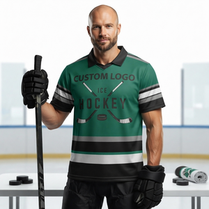 Nouvelles tenues de hockey sur glace en fibre de polyester 2026 avec caractéristiques imperméables, antibactériennes et respirantes, personnalisables avec le nom de l'équipe - Product Image 3