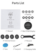 Nouveau style de voiture camion sans fil intelligent TPMS système de surveillance de la pression des pneus 433HMZ jauge de capteur externe
