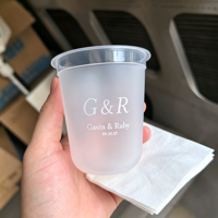 Gobelets en plastique PP dépoli de 12 oz et 6 oz, qualité supérieure, pour champagne, verres à vin de luxe effet cristal, pour fêtes, mariages, anniversaires, verres de luxe légers