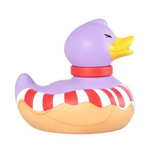 Jouet promotionnel adapté aux tout-petits, canards en caoutchouc PVC imprimés en gros, personnalisés, jouets aquatiques pour enfants pour les baignoires - Product Image 5