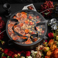Caja de Regalo de Flores y Frutas JOYWOOD, Hecha con Materiales Reciclados, Resistente al Agua, con Ventana de Visualización, para el Día de la Madre