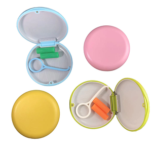 Caja de plástico para retención de ortodoncia OEM, caja invisible para dientes y dentaduras, caja redonda de almacenamiento - Product Image 4