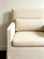 Fauteuil Moderne Italien de Luxe Blanc Rembourré en Bois Massif pour Bar à Domicile et Salle à Manger d'Hôtel