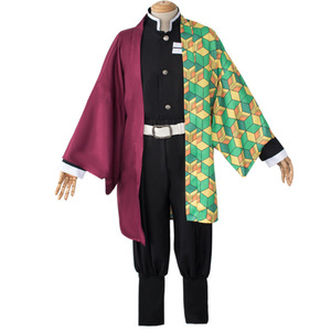 18 styles de vêtements Demon Slayer <span class=keywords><strong>Tanjiro</strong></span> Nezuko Cosplay Anime japonais Cadeaux d'Halloween et de Noël Costumes d'anime - Product Image 4