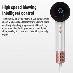 Secador de Pelo Inalámbrico Portátil <span class=keywords><strong>Umar</strong></span> HS03 Profesional de 1500W con Motor BLDC Iónico y Control Táctil para Hoteles, Hogares y Exteriores - Product Image 2