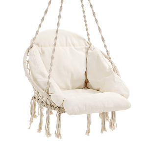 Stabile Tessuto Macrame <span class=keywords><strong>Amaca</strong></span> Sedia A Dondolo <span class=keywords><strong>per</strong></span> <span class=keywords><strong>Esterni</strong></span> - Product Image 4