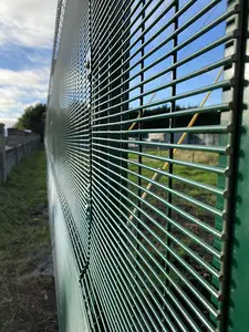 358 clôture de sécurité panneaux de clôture en maille ingrimpable clôture anti-escalade galvanisation à chaud