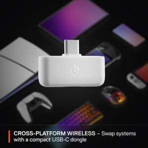 หูฟังเกมมิ่งไร้สาย SteelSeries <span class=keywords><strong>Arctis</strong></span> Nova <span class=keywords><strong>5</strong></span> รองรับหลายระบบ แบตเตอรี่ใช้งานได้นาน 60 ชั่วโมง ความหน่วงต่ำ 2.4GHz สำหรับโทรศัพท์มือถือ - Product Image 6