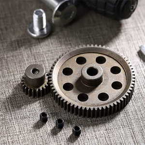 Metalurgia de polvo Ahorre 80% costo Transmisión sinterizada Piñón Rueda de engranaje recto de metal - Product Image 3