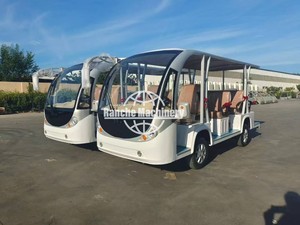 Precio barato respetuoso con el medio ambiente turista adulto autobús turístico eléctrico Zoo Shuttle vehículos turísticos de lujo a la venta - Product Image 6