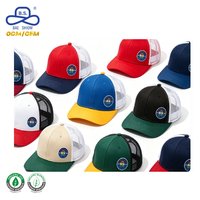 Casquette de camionneur à 5 panneaux avec logo imprimé OEM, maille respirante, style vintage, décontractée, protection solaire, casquettes de baseball