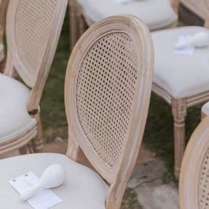 Chaise <span class=keywords><strong>de</strong></span> salle à manger Louis en bois à prix avantageux, confortable, avec dossier rond, style vintage, pour banquet - Product Image 4