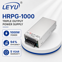Alimentation à découpage HRPG-1000 1000W 24V 42A à sortie unique avec fonction PFC, alimentation parallèle haute efficacité 94% SMPS