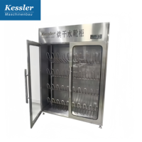 Séchoir à bottes motorisé désodorisant haute efficacité Kessler avec fonction de désinfection, équipement d'hygiène pour usine de produits surgelés, 70 kg