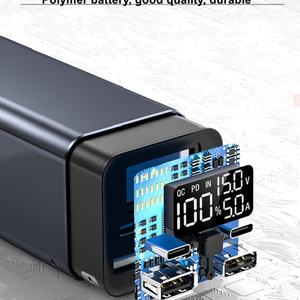 Cargador Portátil Personalizado de Carga Rápida PD 100w PD65W con Puerto USB Tipo C, Batería Externa para Laptop, Cargador Portátil para Teléfono Celular - Product Image 4