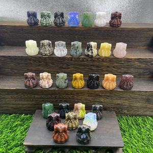 Cristales Tallados de 3cm, Lindos Adornos Personalizables, Regalo Artesanal de Cristal, Recuerdo, Piedras Curativas - Product Image 1