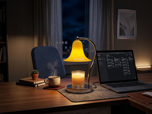 LANJO Candle Warmer Lamp for Jar Candles with <b>Timer</b> and Dimmer, Adjustable Brightness, All Metal Lamp Body - Product Image 6