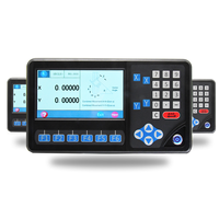 Ditron Afficheur numérique LCD 2/3 axes avec lecteur de position (DRO), capteur d'échelle linéaire en verre, encodeur et autres instruments de test pour fraiseuses et tours