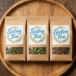 Custom Printing Logo Food Grade Plastic <b>Bag</b> Resealable Large Tea <b>Bags</b> 500g 1000g 1kg for Food Coffee Tea <b>Packaging</b> <b>Bag</b> - Product Image 5