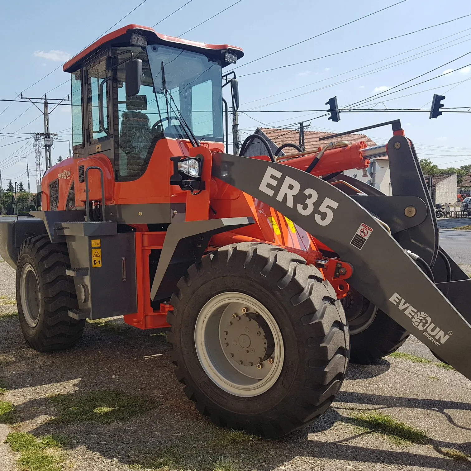 EVERUN 3t ER35 vendita calda nuova costruzione agricola idraulica pala compatta pala gommata articolata prezzo