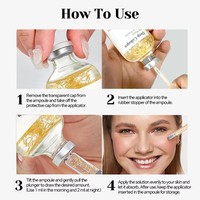 Kit d'ampoules de collagène profond pour une transformation en 28 jours avec extracteur à seringue pour un rajeunissement professionnel de la peau et un regain d'élasticité