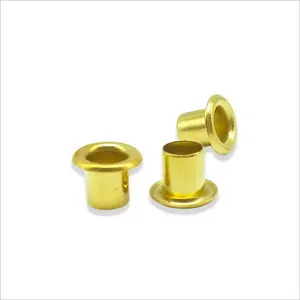 Remaches tubulares de Metal, latón y cobre, no estándar, personalizados, proveedor de China DIN7338