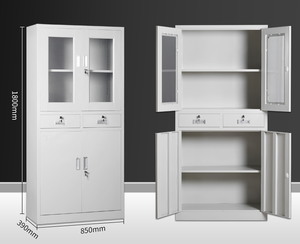 YOUBAI Moderner <span class=keywords><strong>Mini</strong></span>-Bürobedarf schrank A0 Cole Farbe Aluminium Foshan Stahl Faltbare Schubladen karte Pantry Hanging Kitchen - Product Image 4