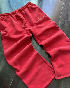 Pantalons de <span class=keywords><strong>jogging</strong></span> délavés à l'acide avec logo personnalisé pantalons de taille haute pantalons de délavage longs vintage pour hommes pantalons de survêtement délavés à l'acide en vrac - Product Image 5