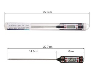 Termómetro Digital para carne, medidor de temperatura Digital para alimentos, cocina, sonda para parrilla, leche de búhos, aceite líquido, instrumento con Sensor de temperatura - Product Image 6