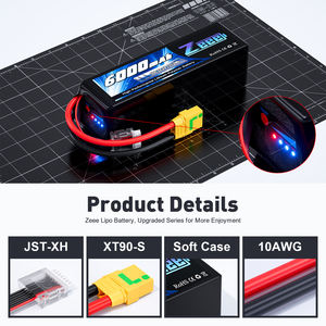 Zeee 6S 6000mAh <span class=keywords><strong>50C</strong></span> 22.2V <span class=keywords><strong>RC</strong></span> 드론 배터리 FPV Lipo 배터리 <span class=keywords><strong>RC</strong></span> 드론 쿼드 콥터 비행기 헬리콥터 - Product Image 3