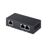 Alimentation Gigabit Extender pour ordinateur Internet 12v 24v 48v Injecteur passif Cordons d'alimentation Rj45 avec fonctions POE SNMP QoS