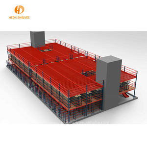 Industriale materiale da costruzione verniciatura a polvere magazzino fornitori della cina Q235 di stoccaggio heavy duty piano rialzato pallet scaffalature - Product Image 2