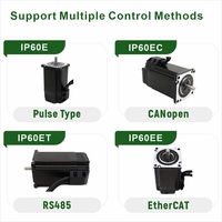 Motor paso a paso híbrido de alto par NEMA24 RS485 Modbus RTU integrado, 2.2 N.m, 24-60VDC, codificador de 4096 líneas para máquina de corte por láser