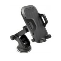 Support de téléphone portable universel rotatif à 360 degrés, flexible et réglable, à ventouse pour tableau de bord ou bureau, en ABS solide et durable
