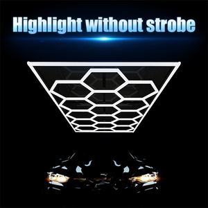 Systèmes d'éclairage LED hexagonaux commerciaux vendus en usine Lumières LED en nid d'abeille émettant blanc froid pour les ateliers de <span class=keywords><strong>garage</strong></span> et de détail de voiture - Product Image 6