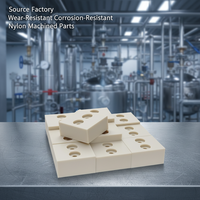 Pièces usinées CNC de haute précision sur mesure, bloc coulissant en plastique PA6 MC Nylon résistant à l'usure pour équipement de machines industrielles