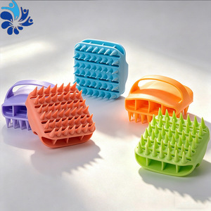 แปรงแชมพูซิลิโคน เครื่องมือนวดหนังศีรษะ กำจัดรังแคอย่างอ่อนโยน สำหรับใช้ในร้านเสริมสวย - Product Image 5