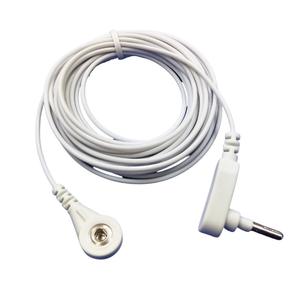 PU Cover 7 Strand <b>Tinsel</b> ESD Grounding Safety Cord Straight/Coil One Meg Ohm Resistance Versatile for Various Uses - Product Image 2