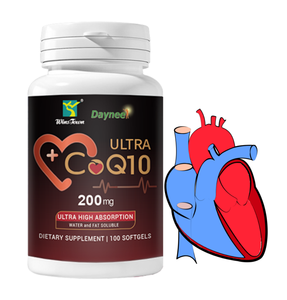N25 Factory Price Heart Health SupportUltra <b>CoQ10</b> <b>200mg</b> Softgels 100 Count Private Label Dietary Supplement - Product Image 4