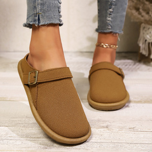 รองเท้าแตะแบบสวมครึ่งเท้าสไตล์ลำลองสำหรับผู้หญิงไซส์ใหญ่ คอลเลคชั่นฤดูใบไม้ผลิ 2025 รุ่นใหม่ สไตล์ยุโรปและอเมริกา 231 231 - Product Image 2