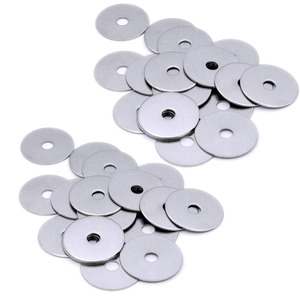 Sujeciones de China, arandelas redondas de aluminio <span class=keywords><strong>baratas</strong></span> de tamaño personalizado, arandela plana de reparación grande Original de aluminio Chapado en zinc de alta calidad OEM - Product Image 1