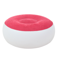 Canapé gonflable gris pour intérieur et extérieur