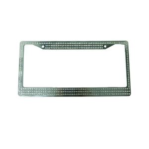 Marco de Matrícula de Aluminio con Cristales Brillantes para Automóvil - Product Image 1