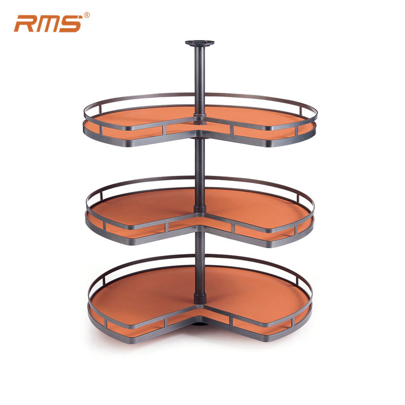 Round Fixture Rack Storage Heavy Duty Modern Round Rotating Rack for Closet with Nano Dry Plating ...
