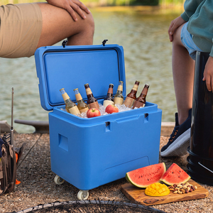 Everich Storage Container Insulated Fish Bin 330L Thermal Insulated Eco-Friendly Cooler <strong>Box</strong> with Wheels for Sea Food Storage - Product Image 6