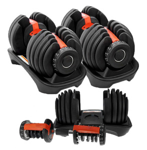 Vente chaude 52.5lb 24kgs ensemble d'haltères réglables équipement <span class=keywords><strong>de</strong></span> Fitness Gym poids entraînement musculation haltère à <span class=keywords><strong>vendre</strong></span> - Product Image 6