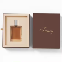 Profumo arabo con logo personalizzato, confezione regalo di lusso in cartone, flacone in vetro da 10ml/50ml, scatola regalo scorrevole in carta.