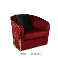 Chi Nhánh Cây Đồng Thau Cao Cấp Của Ý Ghế Sofa Phòng Khách Đồ Nội Thất Sofa Nhung Sang Trọng